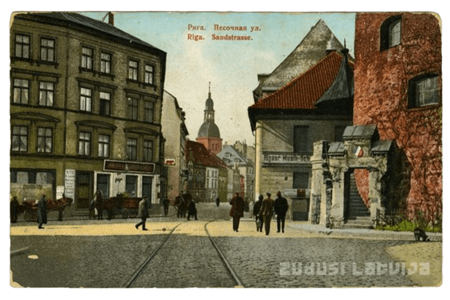 Smilšu iela, Vecrīga. Avots: Zudusilatvija.lv